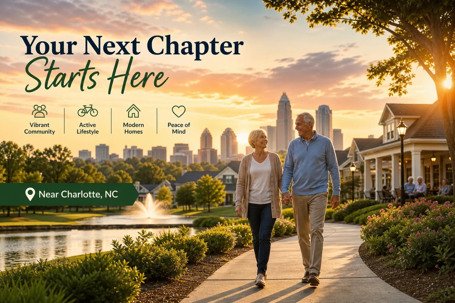 Best Active Adult Communities Near Charlotte NC for Retirees