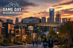 Best Neighborhoods Near Bank of America Stadium, Charlotte North Carolina